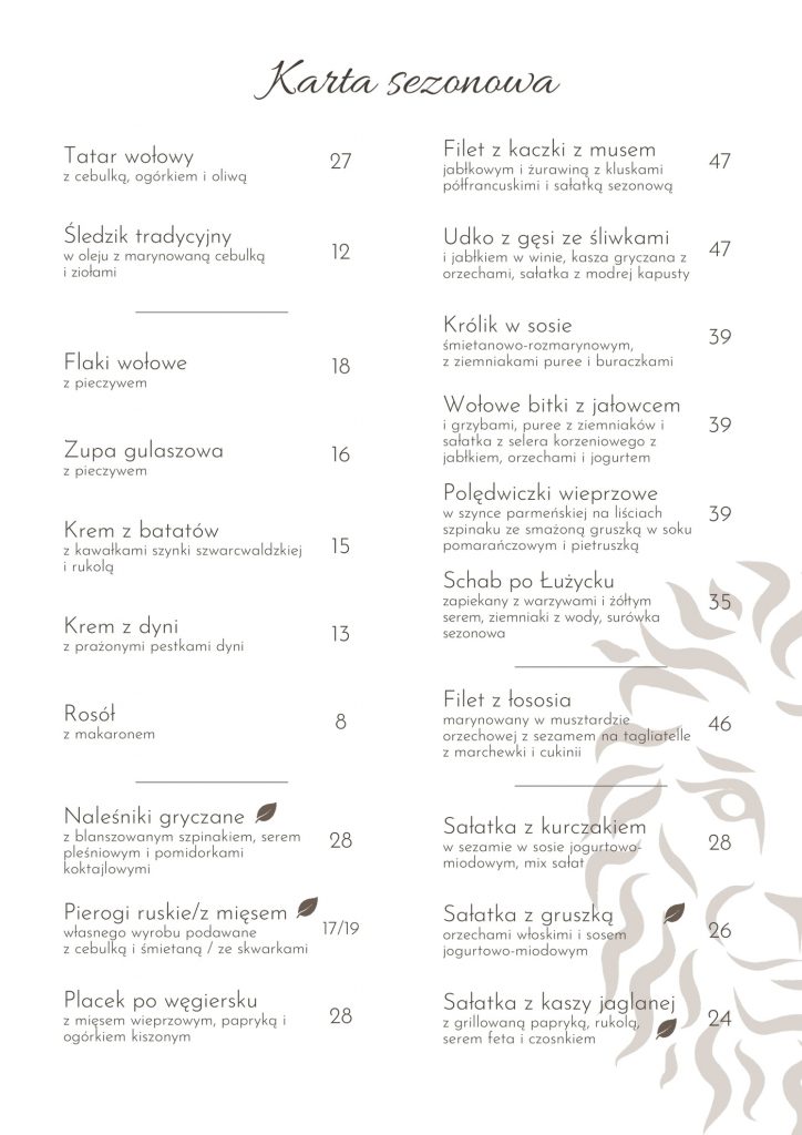 Jesień w Żarach_menu sezonowe part 1