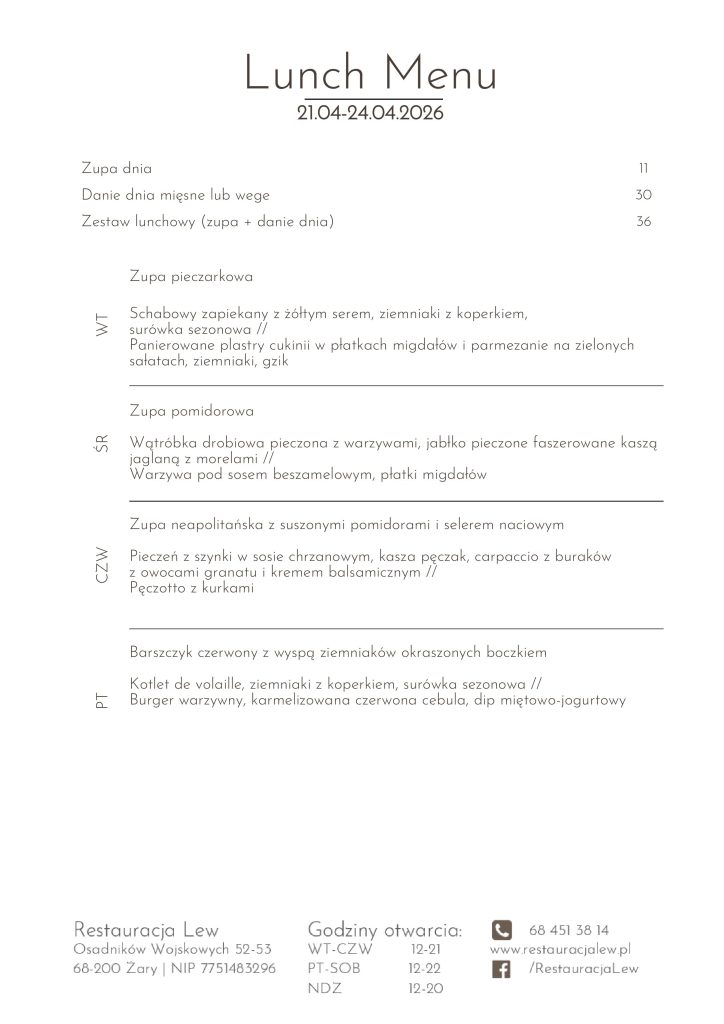 Lunch Żary